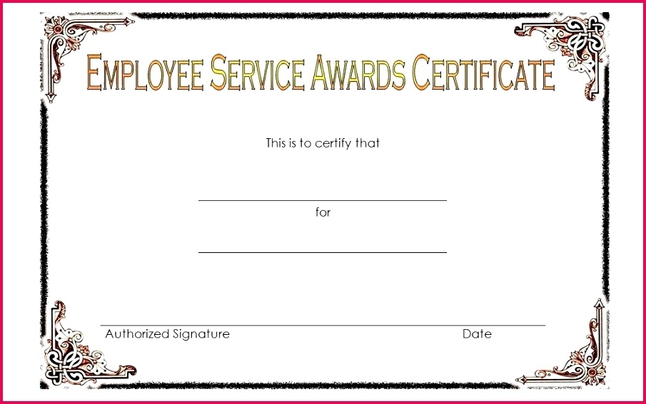 4 Long Service Award Certificate Template 2010 84706 | Fabtemplatez with regard to Certificate Of Service Template Free