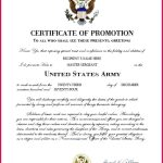 4 Us Army Certificate Of Training Template 59664 | Fabtemplatez Intended For Promotion Certificate Template
