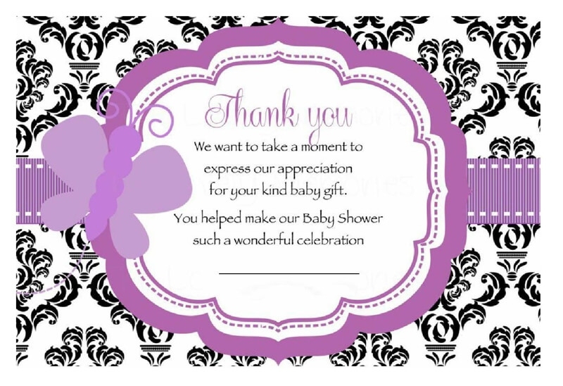40+ Free Thank You Card Templates (For Word, Psd, Ai) with Thank You Card Template Word