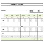 40 Free Timesheet / Time Card Templates – Template Lab With Regard To Weekly Time Card Template Free