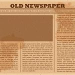 42+ Printable Newspaper Templates | Free &amp; Premium Templates with regard to Blank Old Newspaper Template