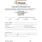 43 Credit Card Authorization Forms Templates {Ready To Use} Within Credit Card On File Form Templates
