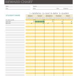 44 Printable Reward Charts For Kids (Pdf, Excel & Word) Intended For Reward Chart Template Word