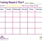 44 Printable Reward Charts For Kids (Pdf, Excel &amp; Word) with Reward Chart Template Word