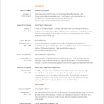 45 Free Modern Resume / Cv Templates – Minimalist, Simple & Clean Design Throughout Simple Resume Template Microsoft Word