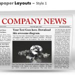 45486797 Style Variety 2 Newspaper 1 Piece Powerpoint Presentation with Newspaper Template For Powerpoint
