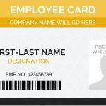 5 Best Employee Id Card Format In Word | Microsoft Word Id Card Templates within Id Card Template For Microsoft Word