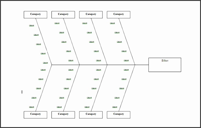 5 Blank Ishikawa Diagram Template - Sampletemplatess - Sampletemplatess Throughout Blank Fishbone Diagram Template Word