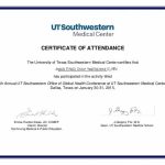 5+ Certificate Of Attendance Templates - Word Excel Templates for Certificate Of Attendance Conference Template
