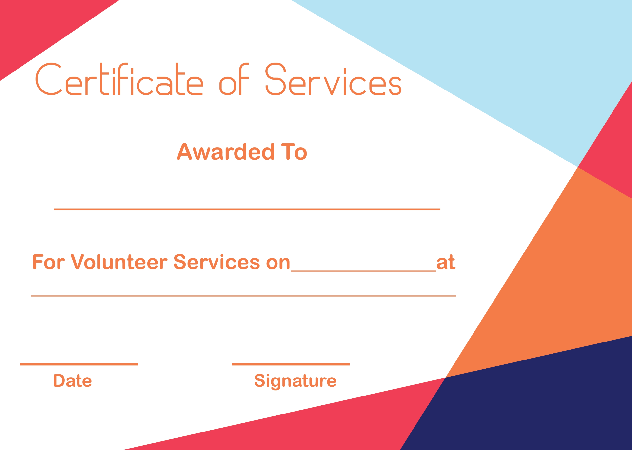 5+ Free Printable Certificate Of Service Templates | Howtowiki Inside Employee Certificate Of Service Template