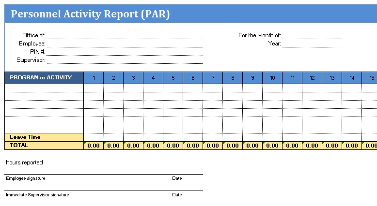 5+ Free Professional Report Templates For Ms Word For Activity Report Template Word