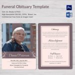 5 Funeral Obituary Templates – Free Word, Pdf, Psd Documents Download Inside Free Obituary Template For Microsoft Word