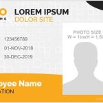 5 Ms Word Company Id Card Templates | Word & Excel Templates With Id Card Template Word Free