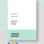 50+ Annual Report Templates (Word & Indesign) 2021 | Design Shack Intended For Word Annual Report Template