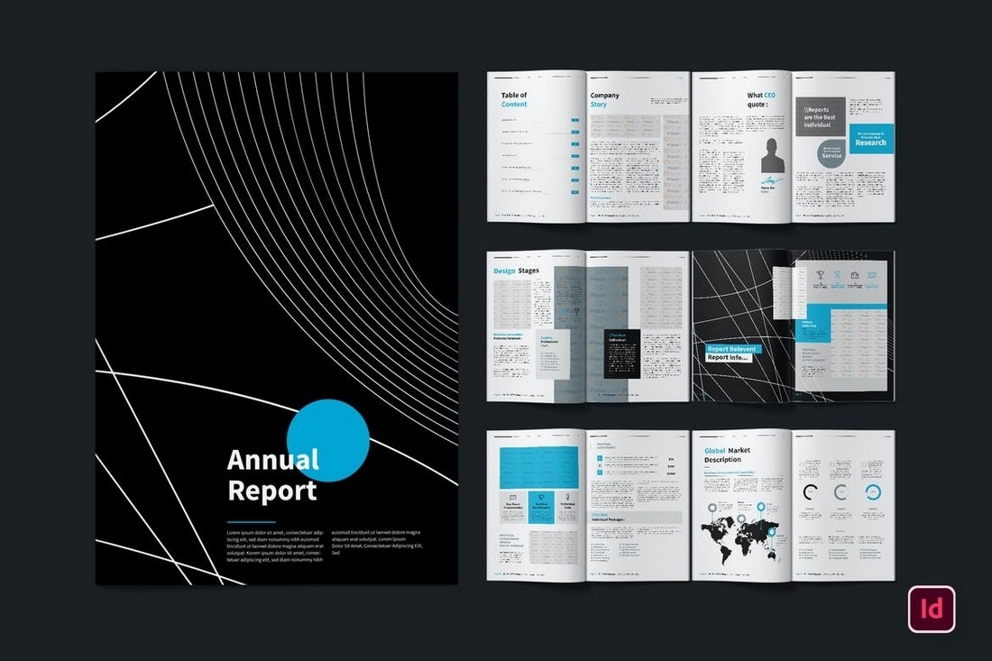 50+ Annual Report Templates (Word & Indesign) 2021 | Design Shack With Free Indesign Report Templates