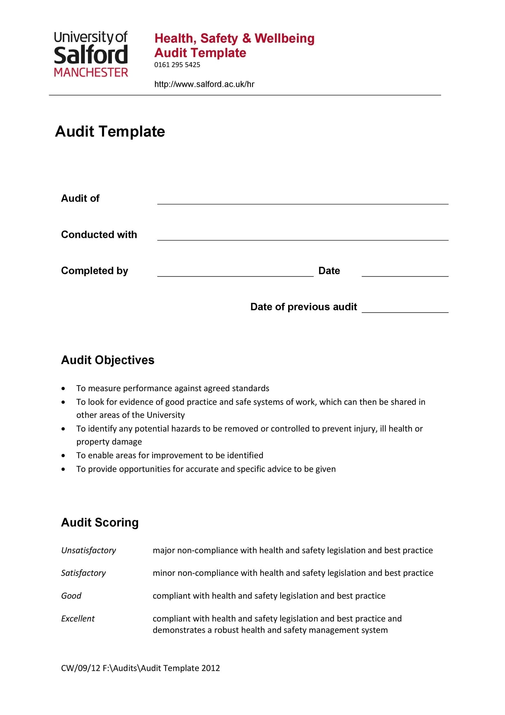 50 Free Audit Report Templates (Internal Audit Reports) ᐅ Templatelab Inside Template For Audit Report