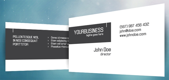 50 Free Photoshop Business Card Templates | The Jotform Blog For Photoshop Name Card Template
