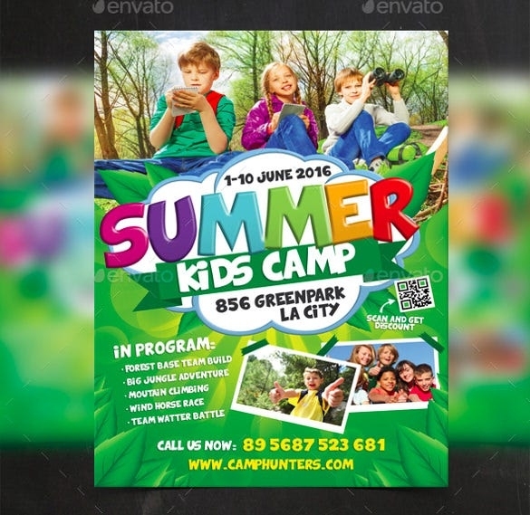 51+ Summer Camp Flyer Templates – Psd, Eps, Indesign, Word | Free In Summer Camp Brochure Template Free Download