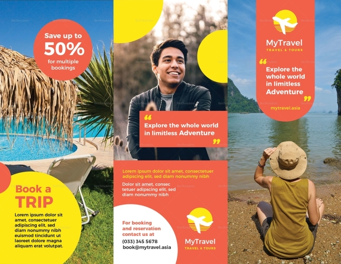 54 Best Travel Brochures Examples 2018 – Cssdive Pertaining To Travel Brochure Template For Students