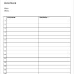 58+ Sign Up Sheets | Free & Premium Templates With Regard To Potluck Signup Sheet Template Word