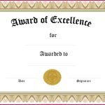 6 Blank Award Free Certificate Templates 85683 | Fabtemplatez With Regard To Free Printable Blank Award Certificate Templates