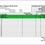 6 Excel Job Costing Template – Excel Templates – Excel Templates With Job Cost Report Template Excel