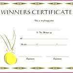 6 Food Winner Certificate Template 62303 | Fabtemplatez Pertaining To First Place Certificate Template