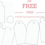 6 Free Printable Gift Tag Templates Regarding Blank Luggage Tag Template