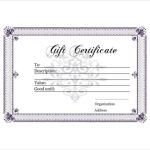 6+ Homemade Gift Certificate Templates – Doc, Pdf | Free & Premium With Regard To Homemade Gift Certificate Template