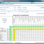 6 Requirements Traceability Matrix Template Excel – Excel Templates For Reporting Requirements Template