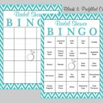 60 Bridal Bingo Cards Blank & 60 Prefilled By Celebratelifecrafts With Blank Bridal Shower Bingo Template