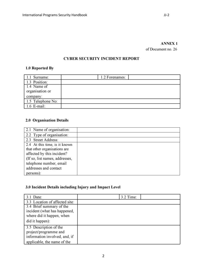 60+ Incident Report Template [Employee, Police, Generic] ᐅ Templatelab For Generic Incident Report Template