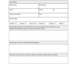 60+ Incident Report Template [Employee, Police, Generic] ᐅ Templatelab In Generic Incident Report Template