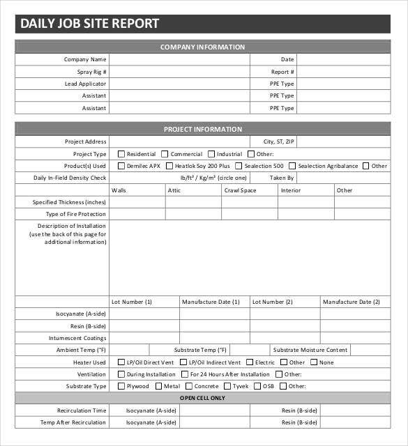 66+ Daily Report Templates - Word, Pdf, Excel, Google Docs | Free In Reporting Website Templates