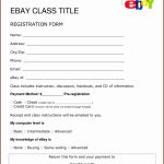 7 Class Registration Form Template Word – Sampletemplatess Throughout Registration Form Template Word Free