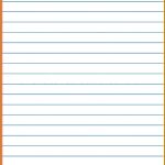 7 Lined Notebook Paper Template Word | Fabtemplatez For Notebook Paper Template For Word