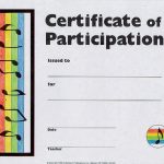 8+ Free Choir Certificate Of Participation Templates – Pdf | Free In Certificate Of Participation Template Pdf