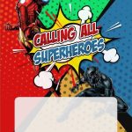 8+ Superhero Avengers Birthday Invitation Templates For Your Kid'S with Avengers Birthday Card Template