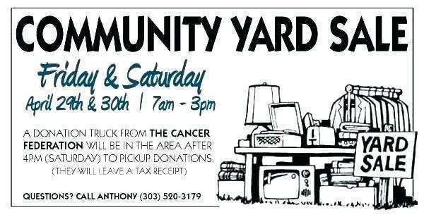 85 The Best Community Yard Sale Flyer Template In Word For Community With Regard To Yard Sale Flyer Template Word
