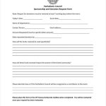 9+ Donation Application Form Templates Free Pdf Format Download | Free Inside Blank Sponsor Form Template Free