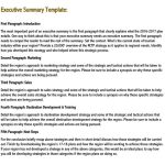 9+ Executive Summary Template For Report | Doctemplates Inside Executive Summary Report Template