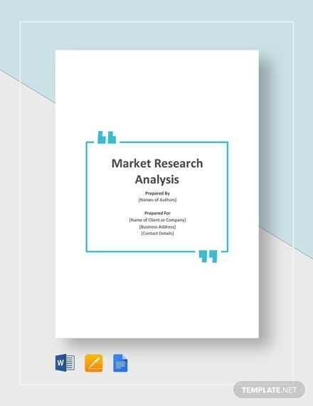 9+ Market Research Report Templates - Sample, Example, Format | Free Throughout Market Research Report Template