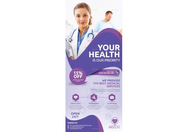 9+ Medical Roll Up Banner Templates In Psd | Free & Premium Templates Pertaining To Medical Banner Template