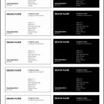 9 Microsoft Word Business Card Template – Sampletemplatess Pertaining To Ms Word Business Card Template