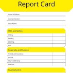 9+ Monthly Student Report Templates - Free Word, Pdf Format Download regarding Student Information Card Template