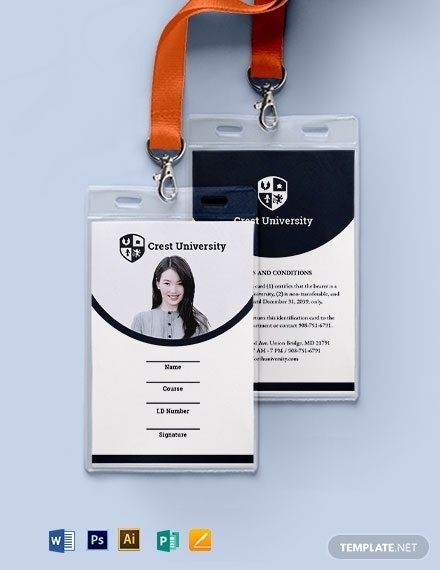 9+ Preschool Id Card In Illustrator | Ms Word | Pages | Photoshop With Regard To Id Card Template For Kids