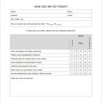 9 Restaurant Comment Card Templates – Free Sample Templates With Regard To Comment Cards Template