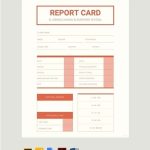 9+ School Report Card In Ms Word | Illustrator | Photoshop | Editable throughout Illustrator Report Templates