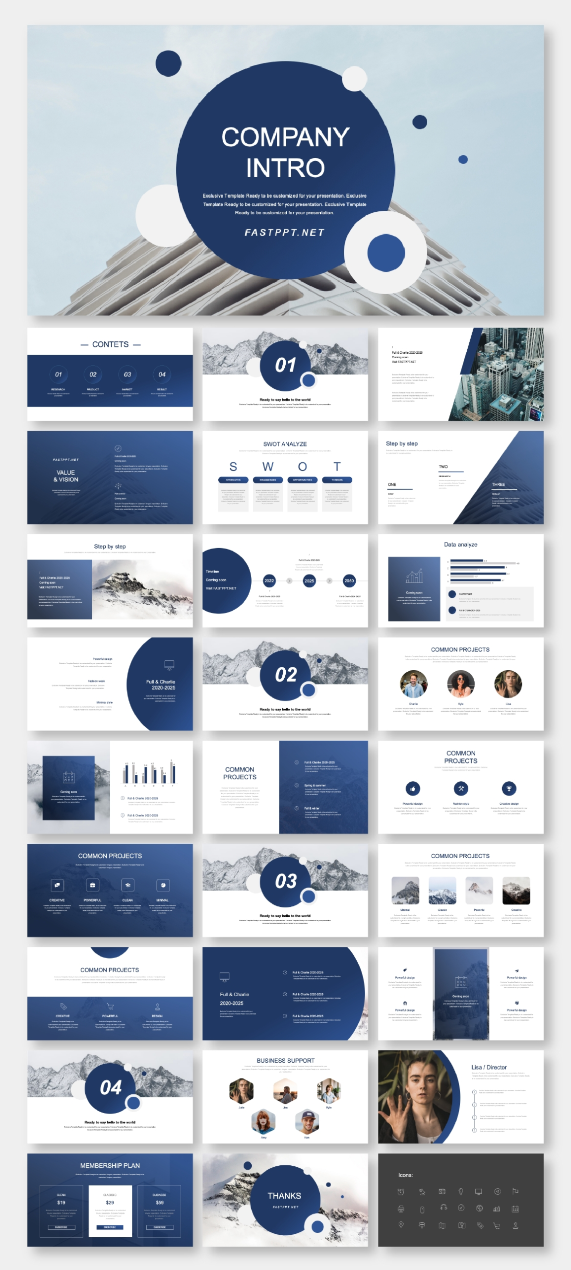 A Business Plan & Introduction Presentation Template – Original And Pertaining To Powerpoint Photo Slideshow Template