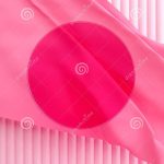 Abstract Pastel Pink 3D Rendering Scene With Circle Frame And Fabric Throughout Tie Banner Template